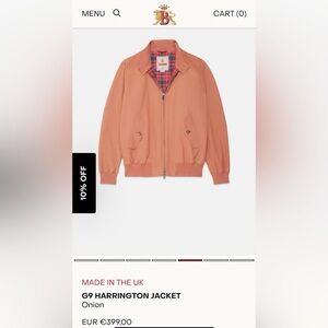 Baracuta G9 Harrington Jacket